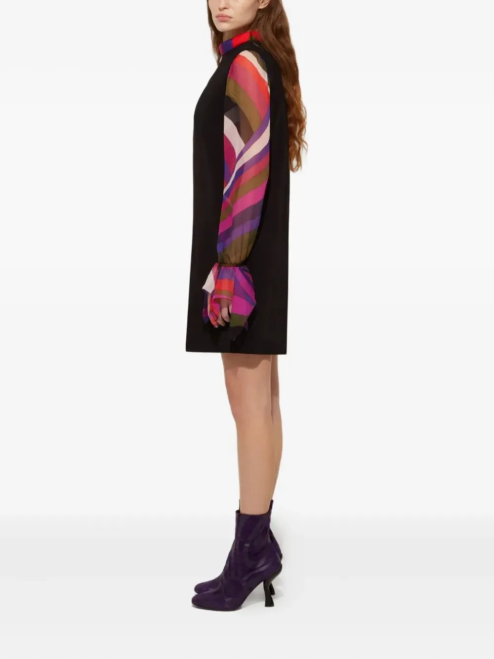 PRINTED SLEEVE HEAVY CADY SHEATH DRESS sold by Lord & Taylor product image thumbnail 3