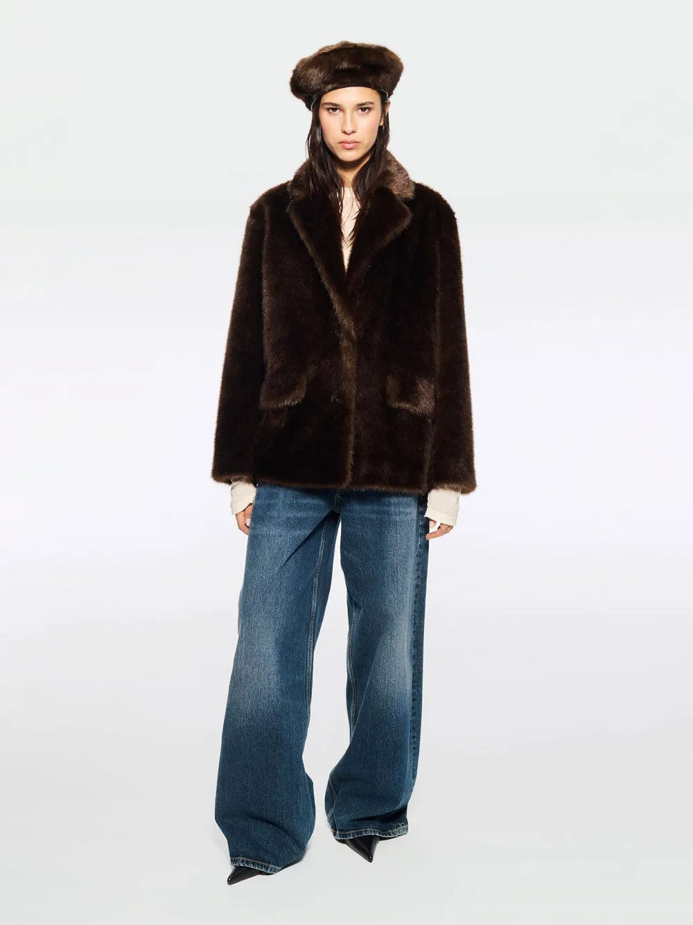 EVYN FAUX FUR JACKET sold by Lord & Taylor product image thumbnail 2