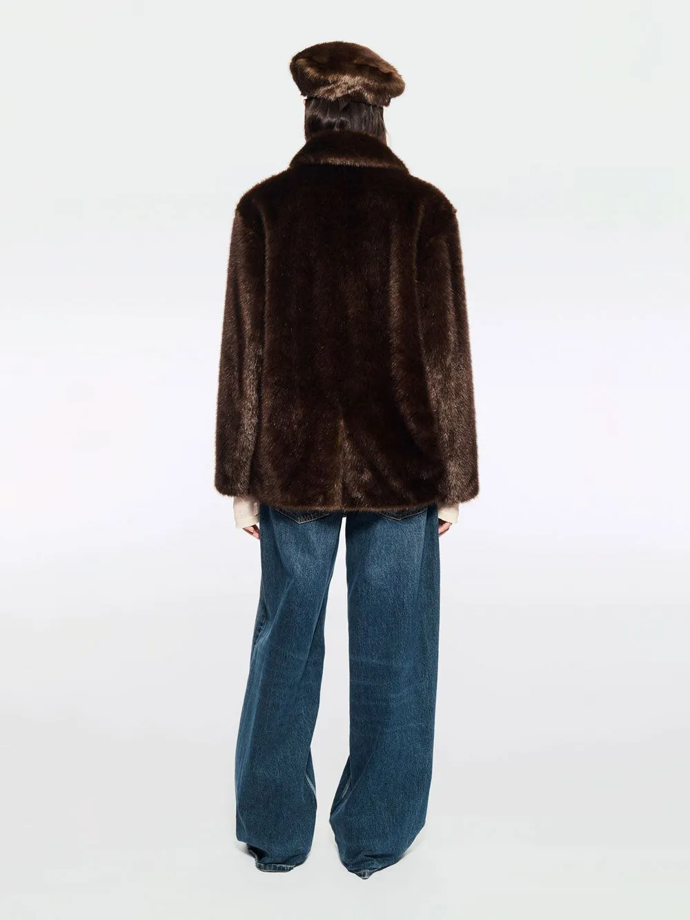 EVYN FAUX FUR JACKET sold by Lord & Taylor product image thumbnail 3