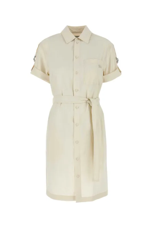 IVORY SILK BLEND SHIRT DRESS sold by Lord & Taylor