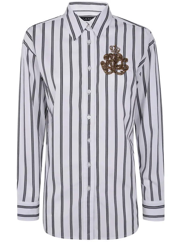 SHIRT IN COTTON WITH STRIPES sold by Lord & Taylor