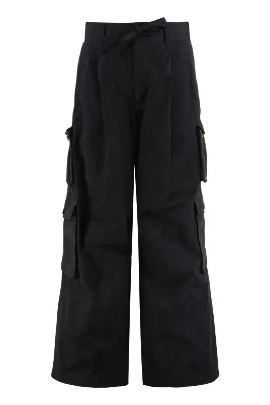 CARGO PANTS IN FAILLE sold by Lord & Taylor