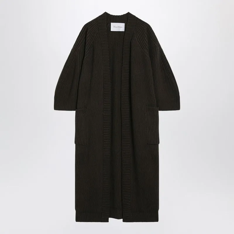MOSS GREEN CARDIGAN IN WOOL AND CASHMERE made by MaxMara