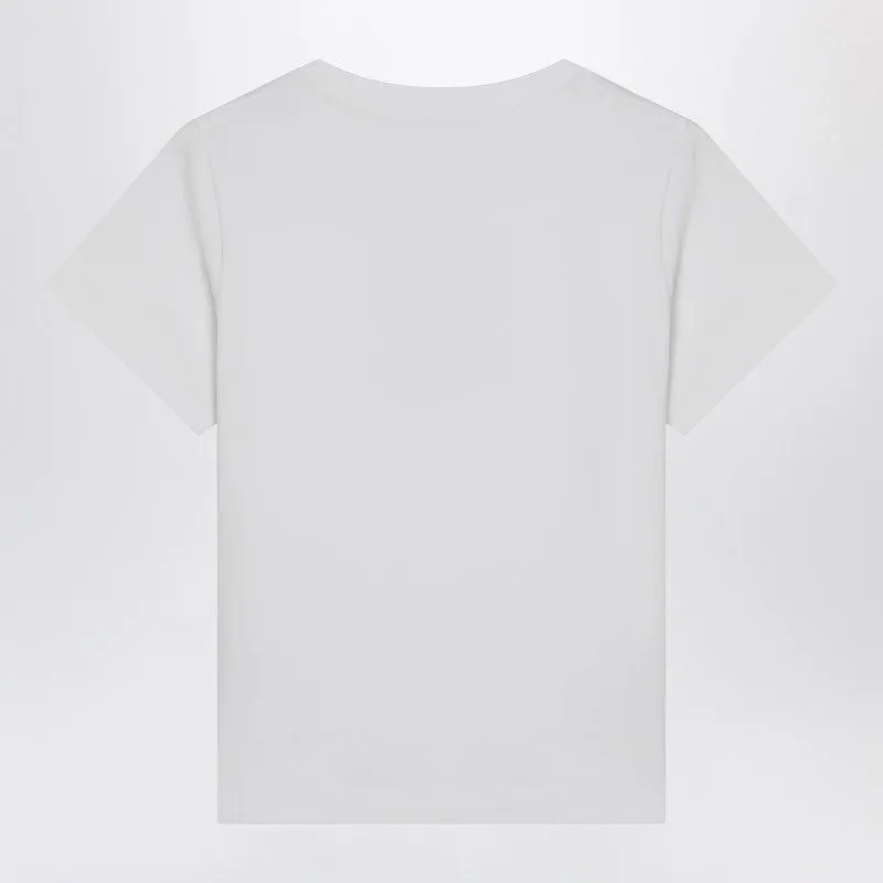 WHITE COTTON TSHIRT WITH EMBROIDERED HEART sold by Lord & Taylor product image thumbnail 2