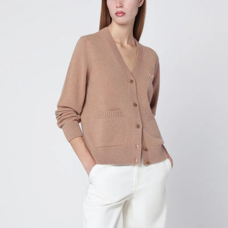 LIGHT BROWN WOOL CARDIGAN sold by Lord & Taylor