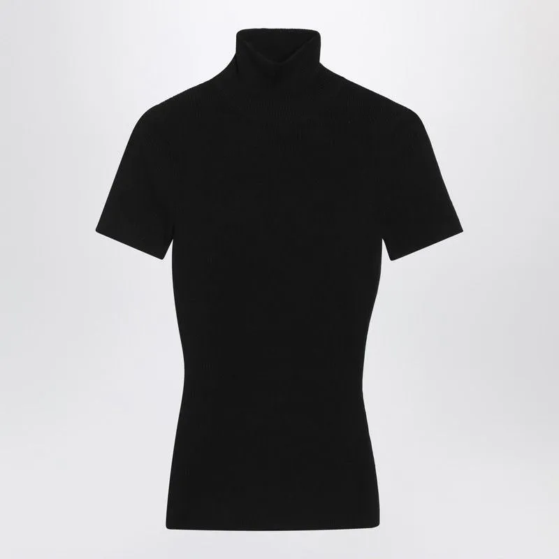 BLACK WOOL TURTLENECK sold by Lord & Taylor