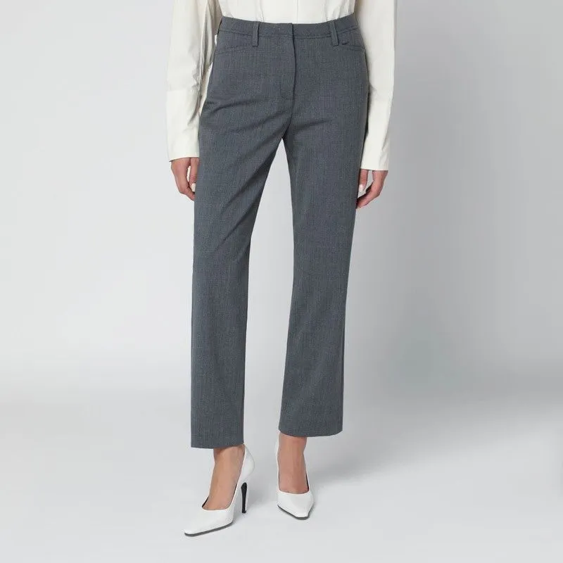 GREY WOOLBLEND TROUSERS sold by Lord & Taylor