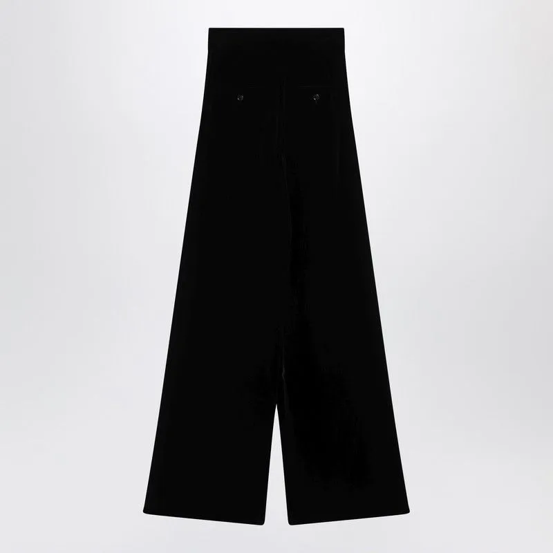 BLACK TROUSERS IN SHAVED VELVET sold by Lord & Taylor product image thumbnail 2