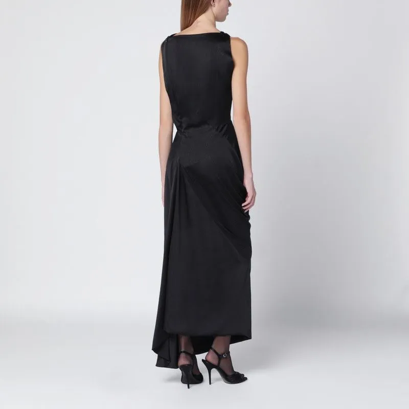 LONG BLACK FOND DRESS sold by Lord & Taylor product image thumbnail 2