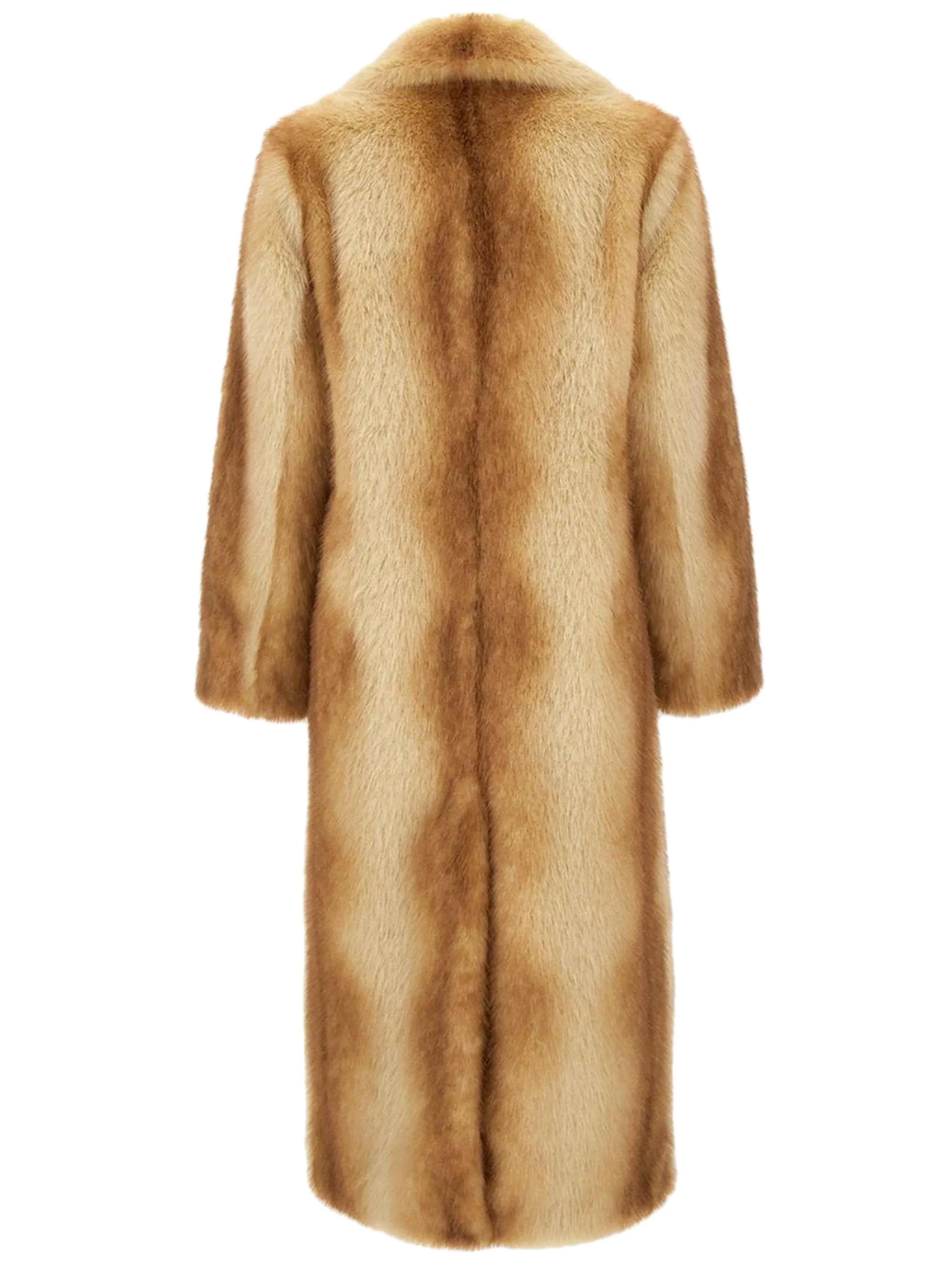 BEIGE/REDDISHBROWN NORA FAUXFUR COAT sold by Lord & Taylor product image thumbnail 2