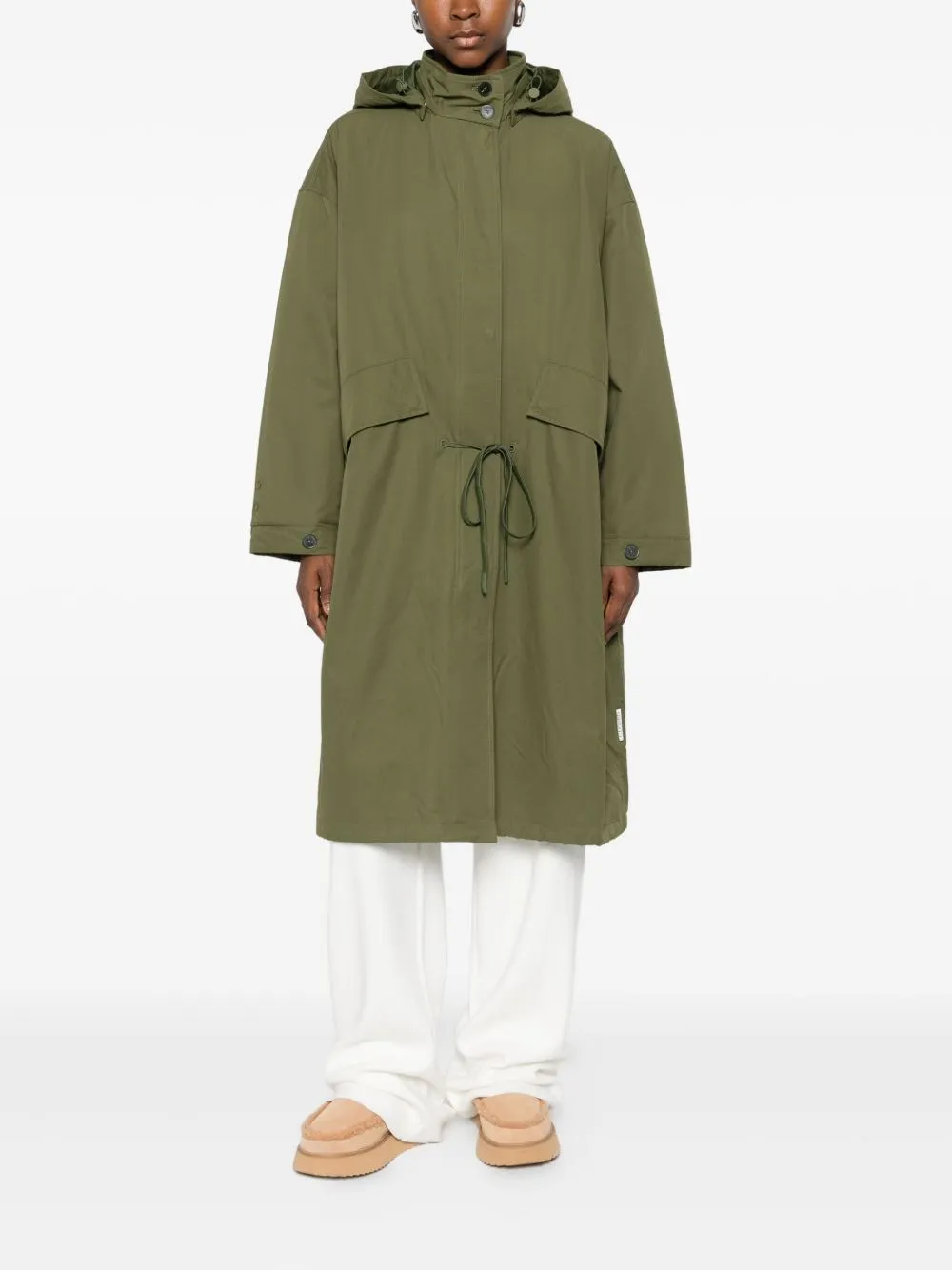 COTTON AND NYLON PARKA COAT sold by Lord & Taylor product image thumbnail 4