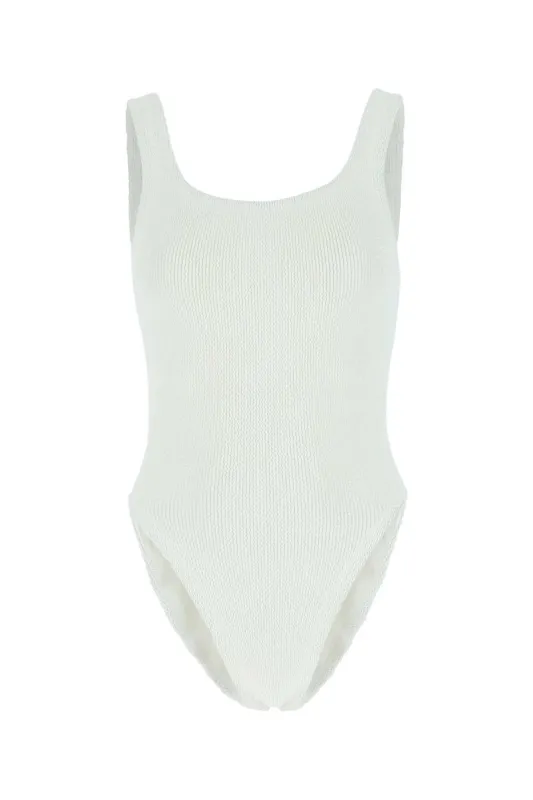 WHITE STRETCH NYLON SWIMSUIT sold by Lord & Taylor