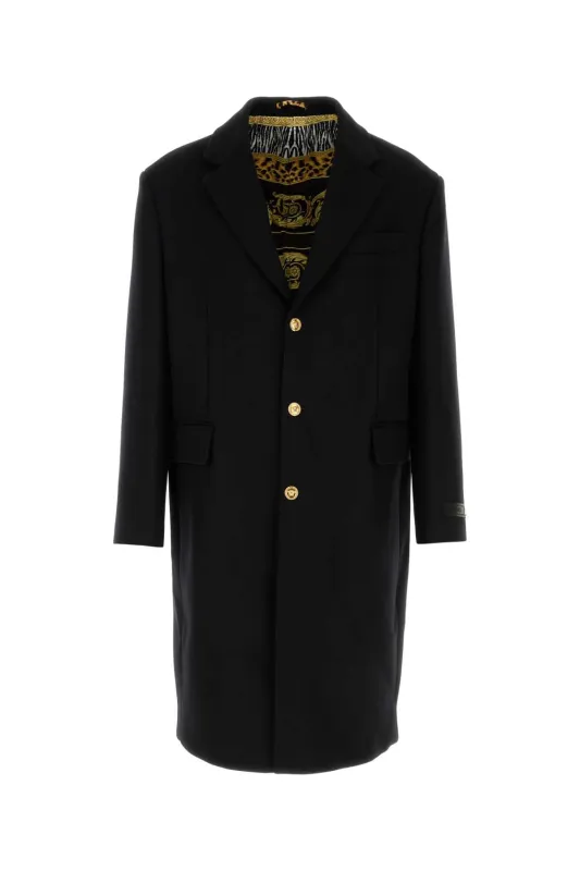 BLACK WOOL BLEND COAT sold by Lord & Taylor