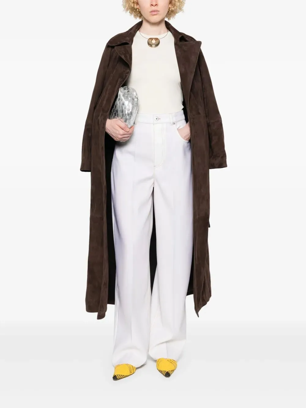 WHITE WOOL PANT sold by Lord & Taylor product image thumbnail 5