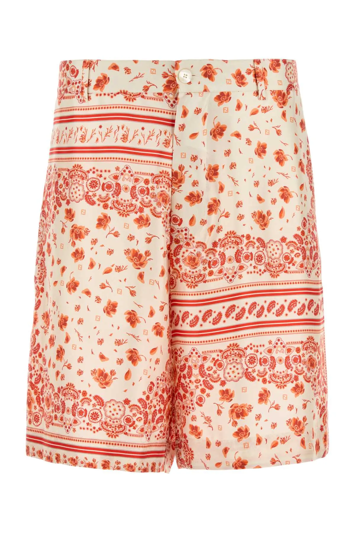 PRINTED SILK BERMUDA SHORTS sold by Lord & Taylor