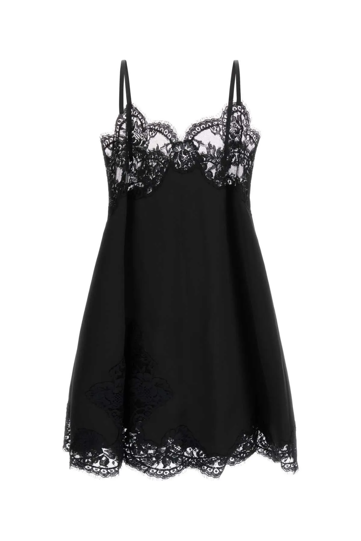 BLACK SATIN MINI DRESS sold by Lord & Taylor