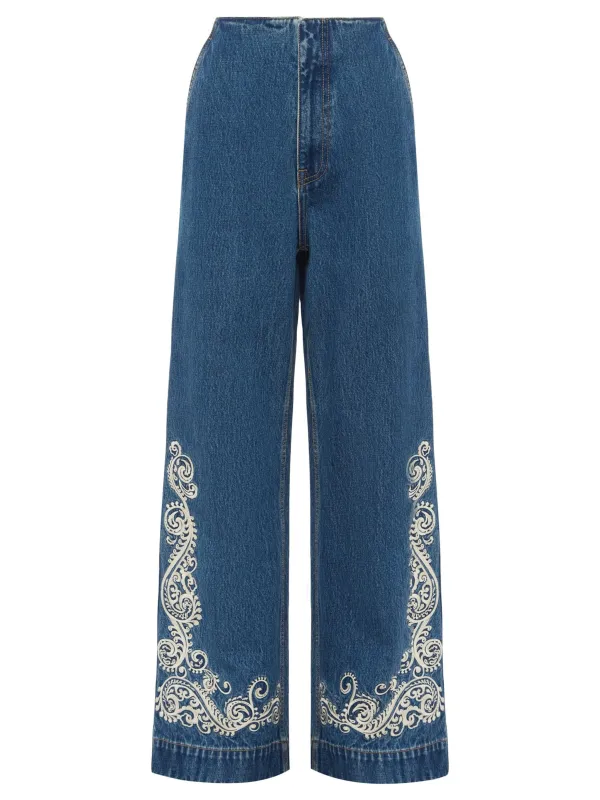 JACONES FLARE DENIM JEAN sold by Lord & Taylor