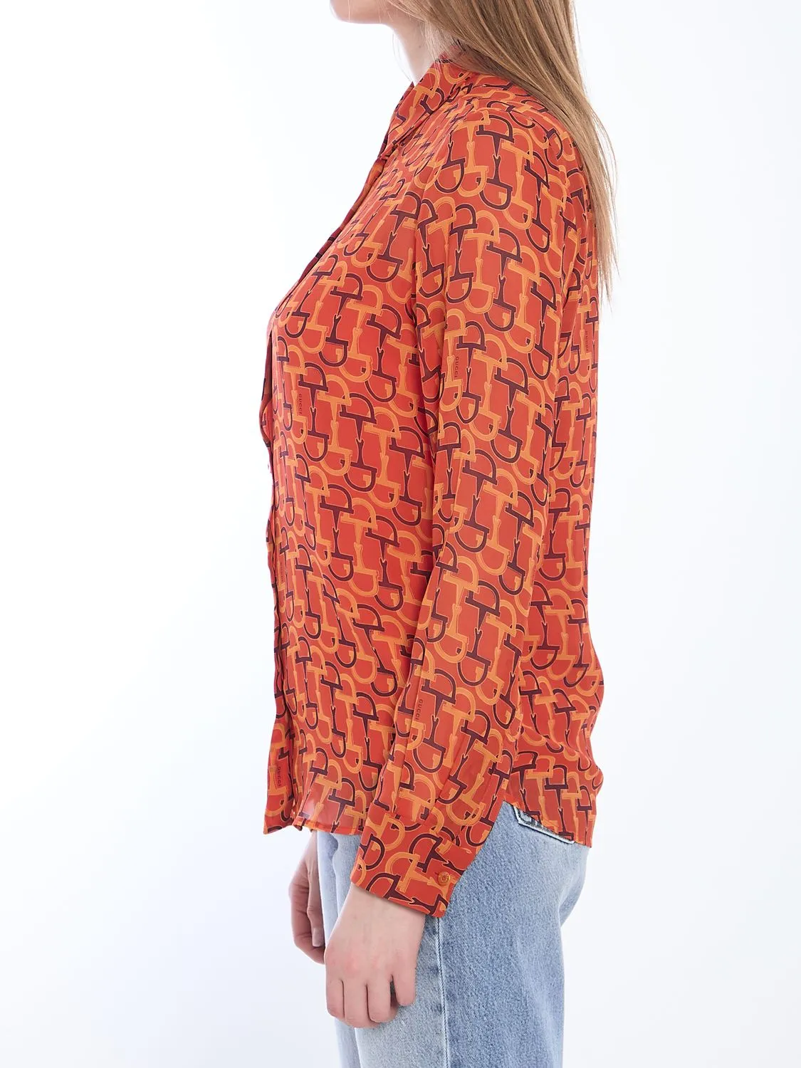 PRINTED SILK BLOUSE sold by Lord & Taylor product image thumbnail 3