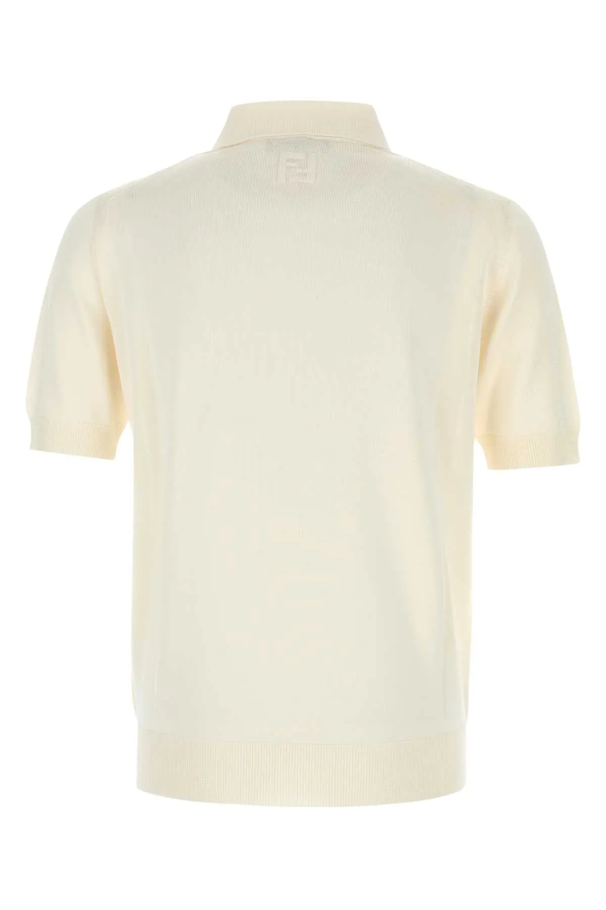 IVORY VISCOSE POLO SHIRT sold by Lord & Taylor product image thumbnail 2