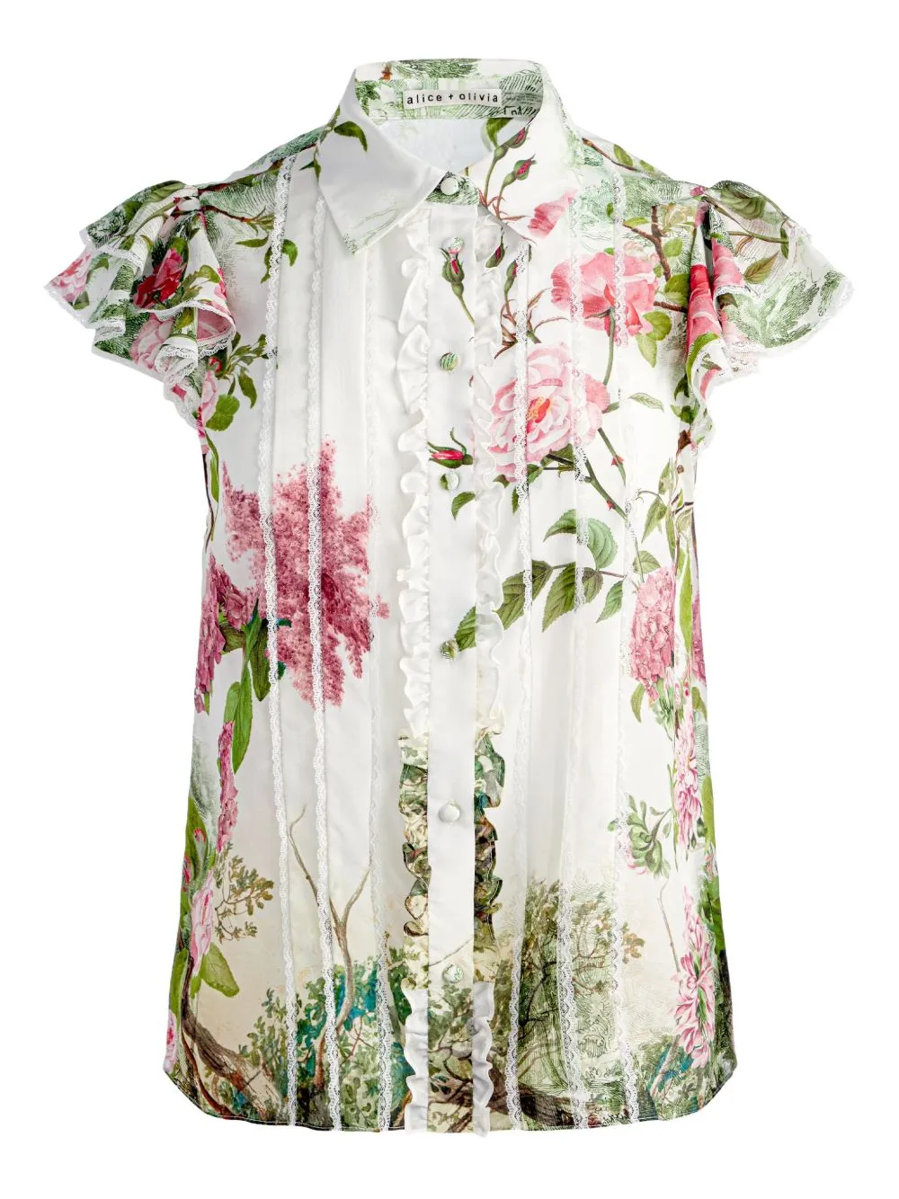 MINDA SILK BLOUSE sold by Lord & Taylor