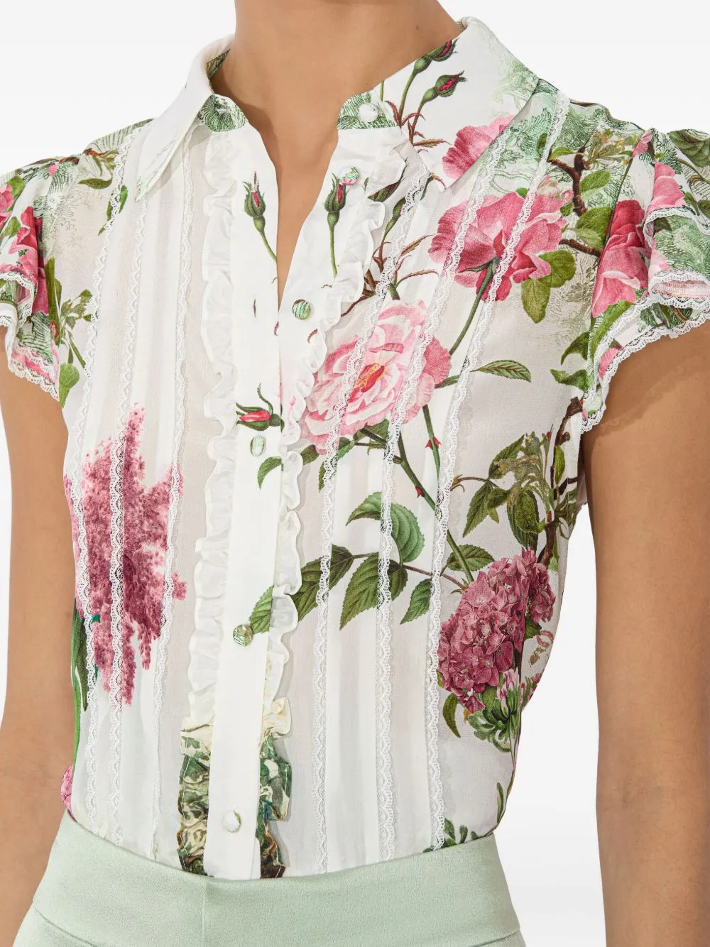 MINDA SILK BLOUSE sold by Lord & Taylor product image thumbnail 3