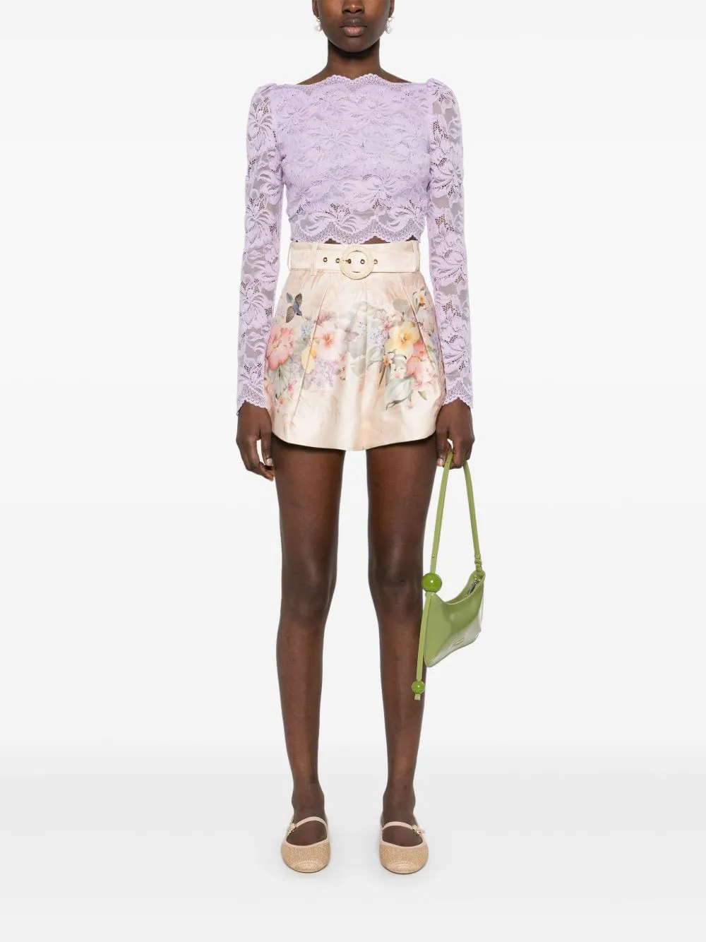 PRINTED SILK BLEND ILLUMINATE SHORTS sold by Lord & Taylor product image thumbnail 4