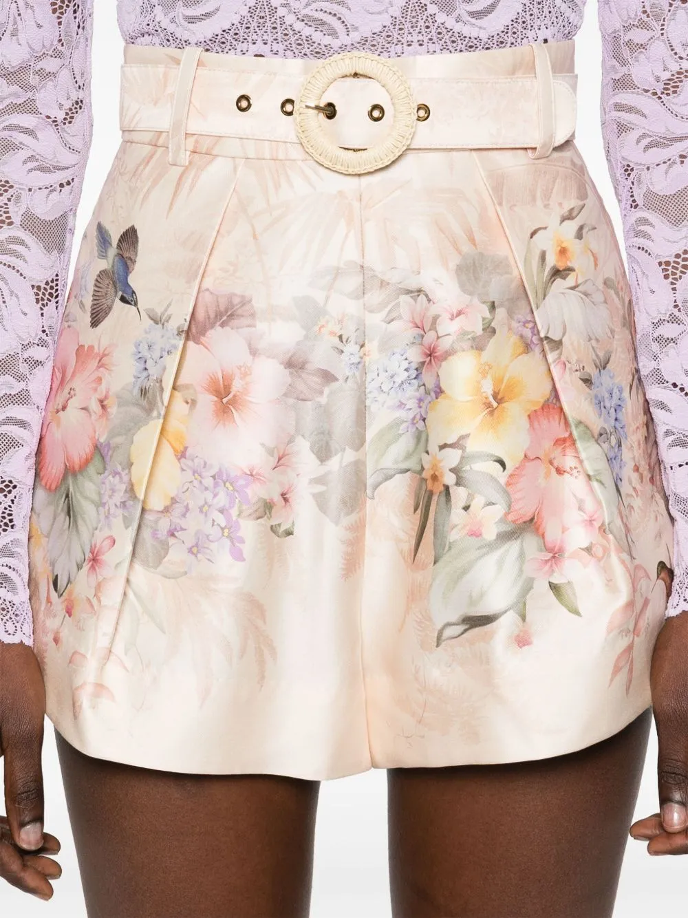 PRINTED SILK BLEND ILLUMINATE SHORTS sold by Lord & Taylor product image thumbnail 5