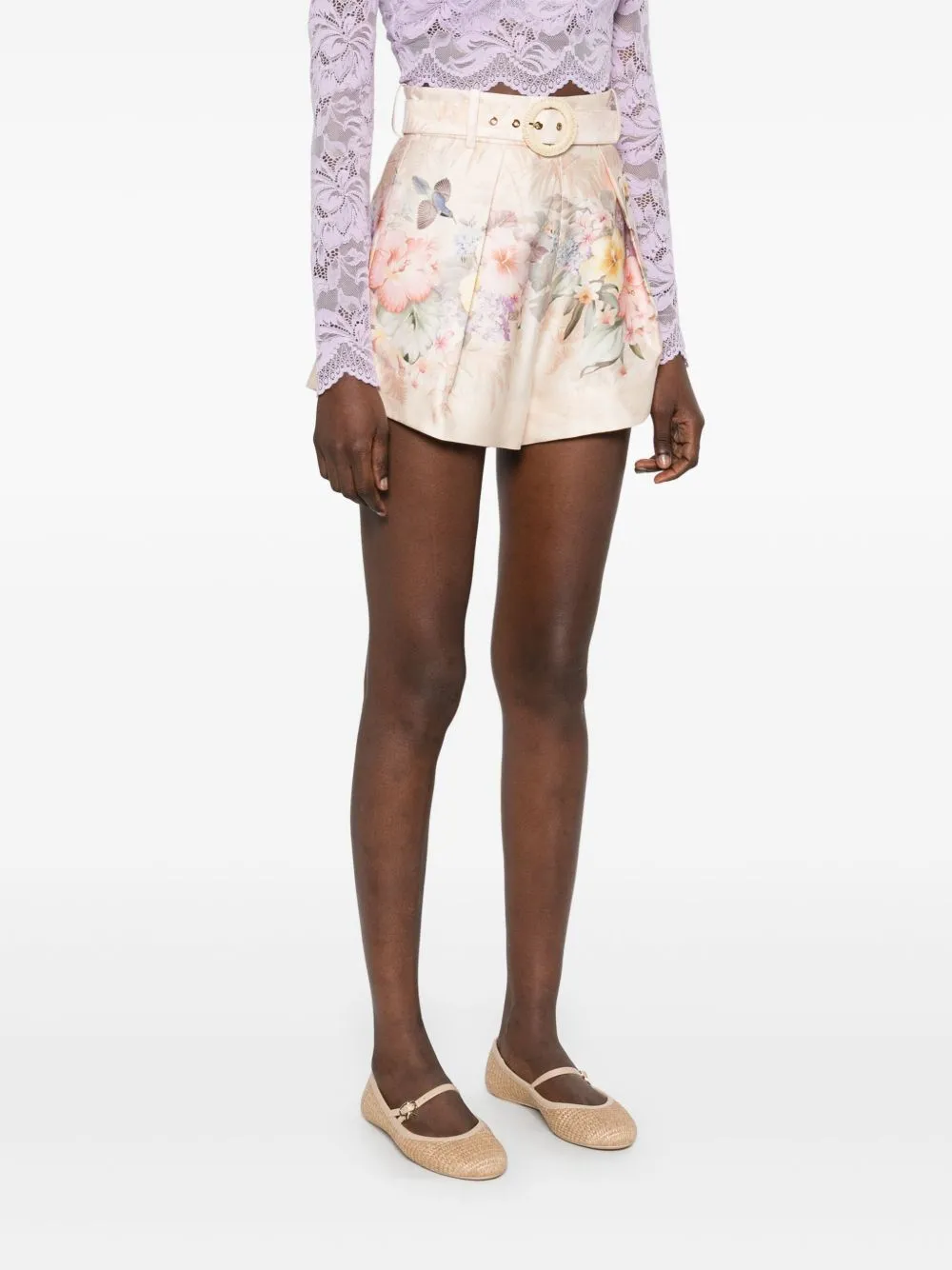 PRINTED SILK BLEND ILLUMINATE SHORTS sold by Lord & Taylor product image thumbnail 2