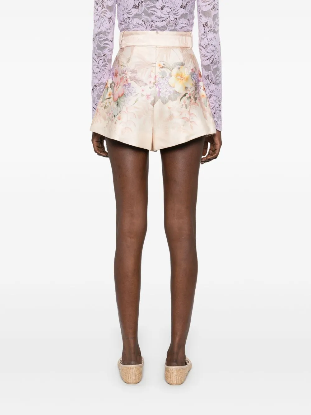 PRINTED SILK BLEND ILLUMINATE SHORTS sold by Lord & Taylor product image thumbnail 3