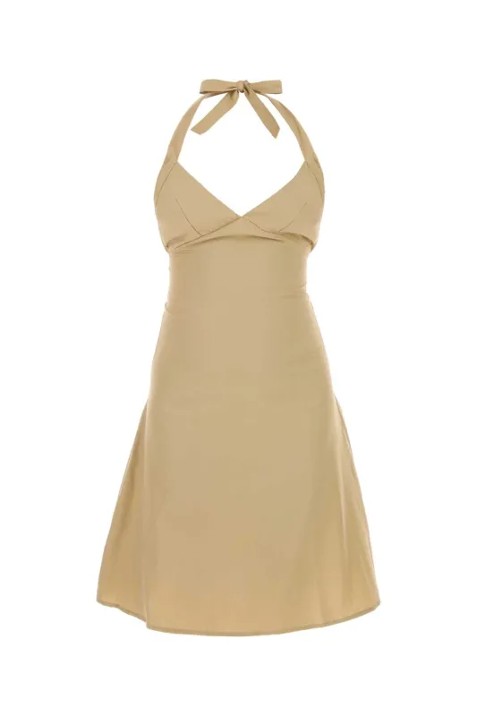 BEIGE POPLIN JARDIN MINI DRESS sold by Lord & Taylor