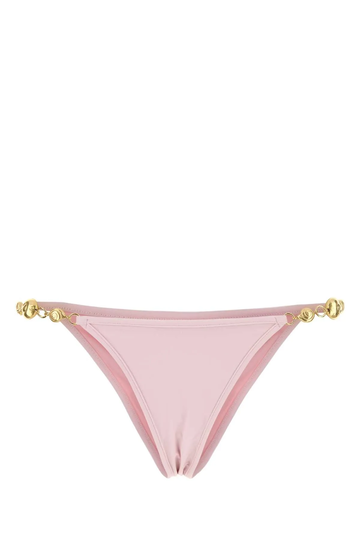 PASTEL PINK STRETCH NYLON SPLASH BIKINI BOTTOM sold by Lord & Taylor