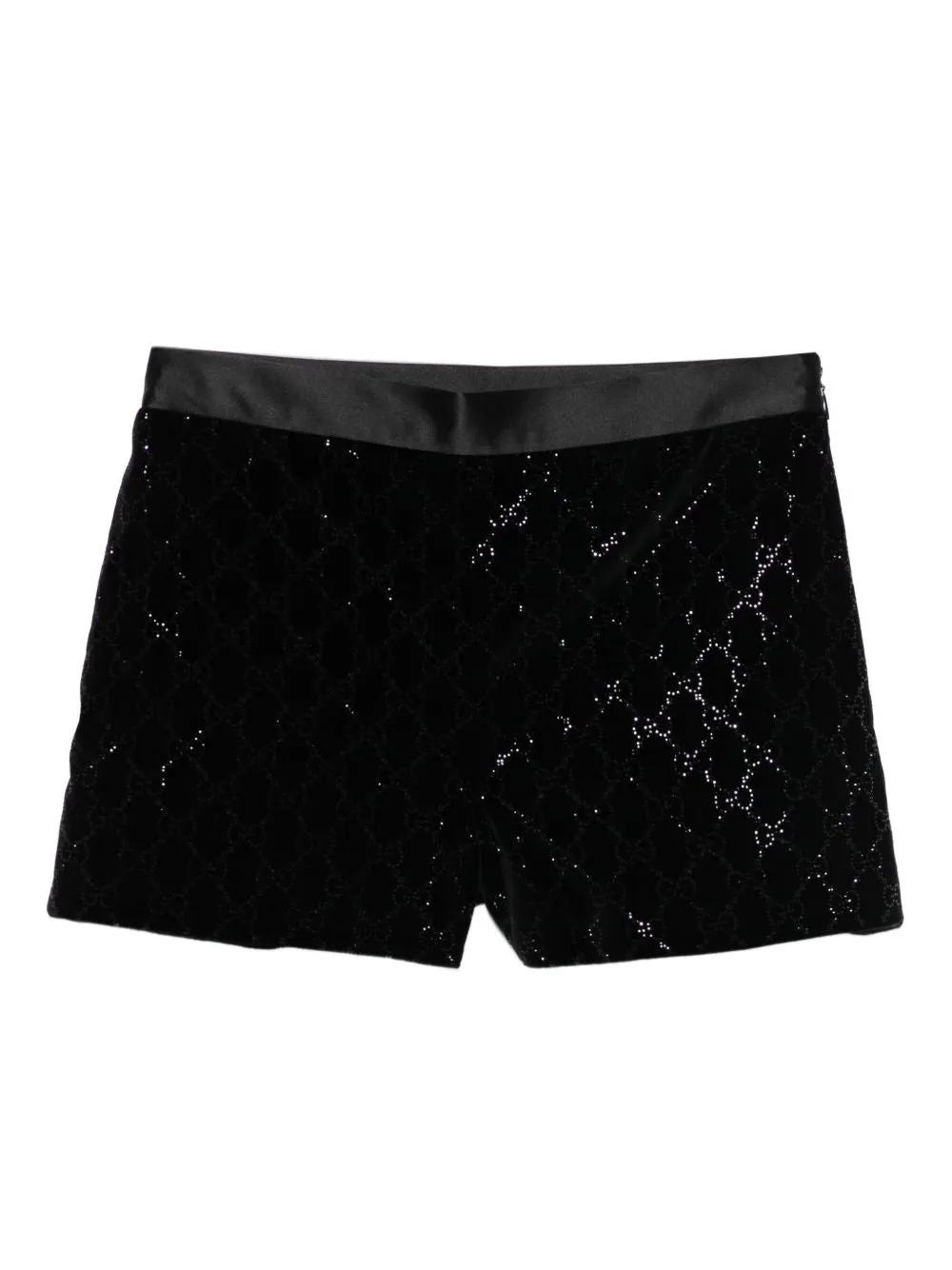 EMBROIDERED VELVET SHORTS sold by Lord & Taylor