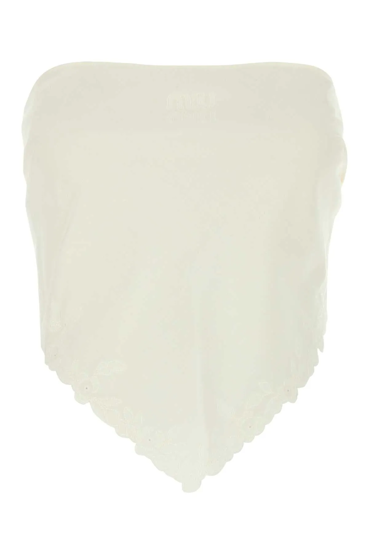 WHITE LINEN BLEND TOP sold by Lord & Taylor