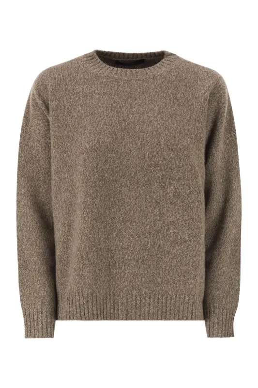 SIBARI - CREW NECK JUMPER IN WOOL YARN sold by Lord & Taylor
