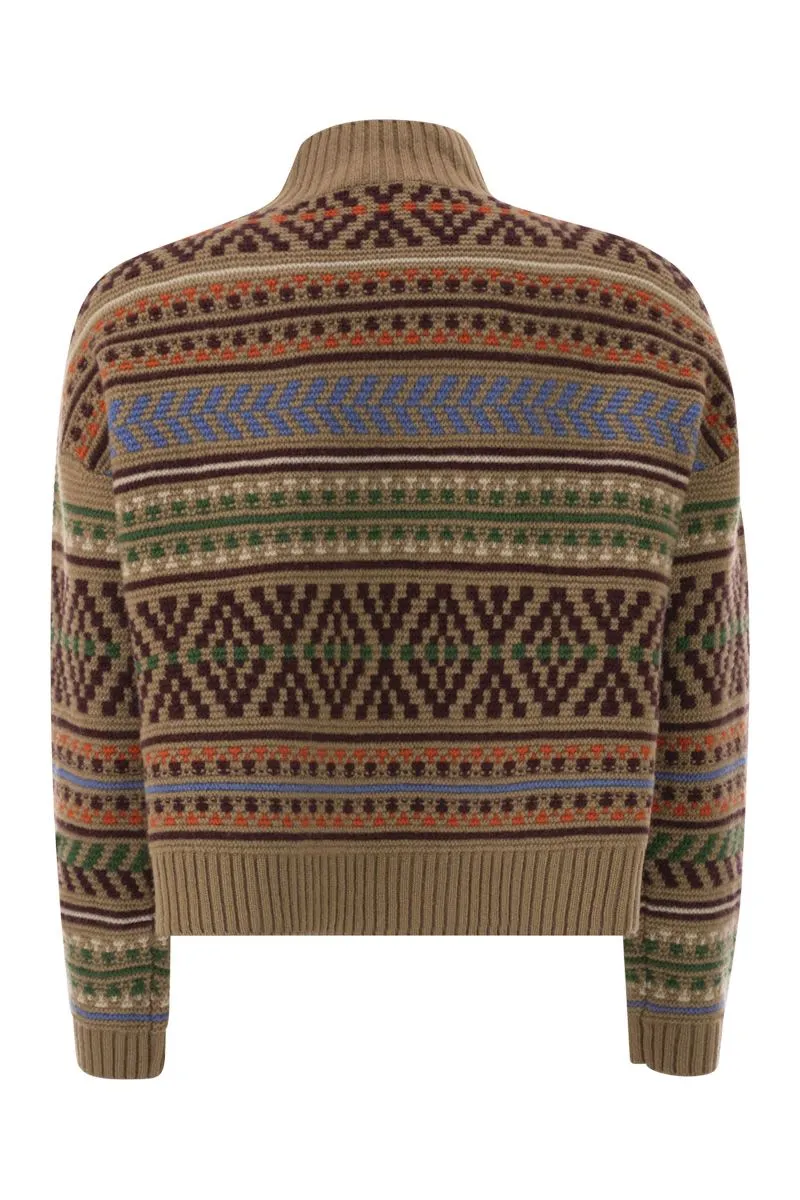 FESTOSO - JACQUARD WOOL JUMPER sold by Lord & Taylor product image thumbnail 2