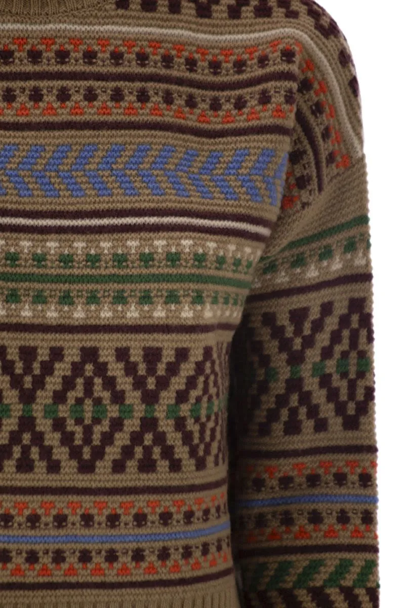 FESTOSO - JACQUARD WOOL JUMPER sold by Lord & Taylor product image thumbnail 4