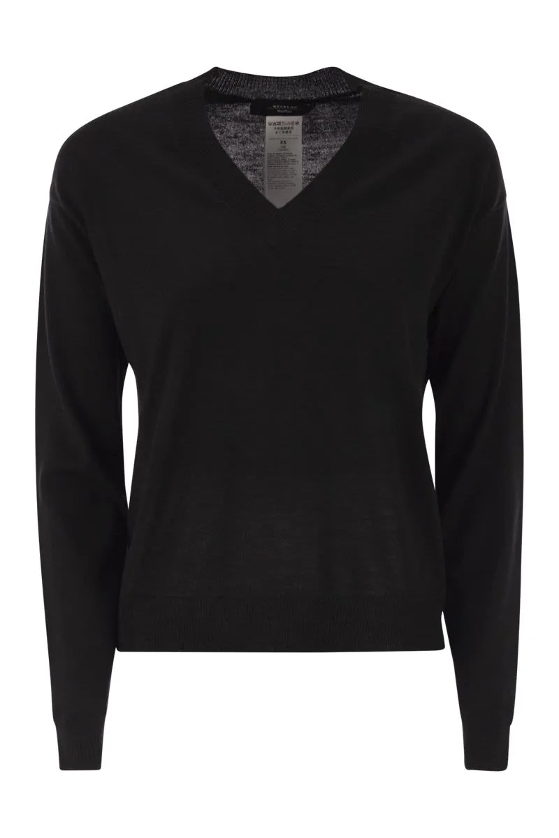 FIOCCHI - V-NECK JUMPER IN WOOL AND CASHMERE sold by Lord & Taylor