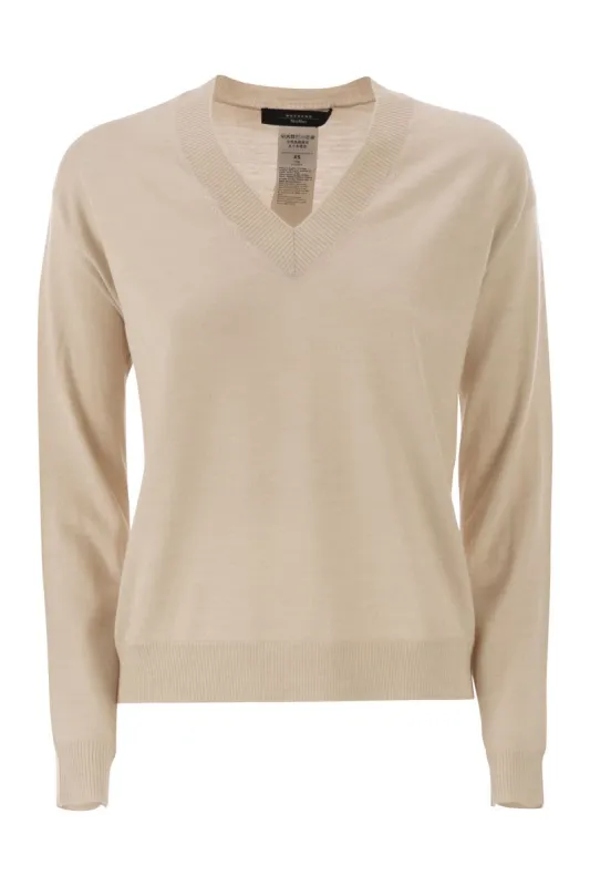 FIOCCHI - V-NECK JUMPER IN WOOL AND CASHMERE sold by Lord & Taylor