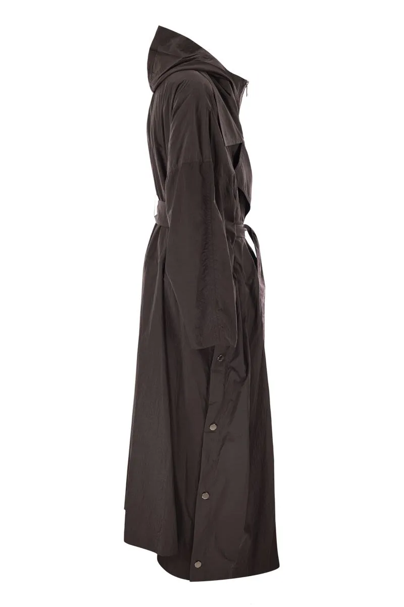 BARBRA1234 - OVERSIZED TAFFETA TRENCH COAT sold by Lord & Taylor product image thumbnail 3
