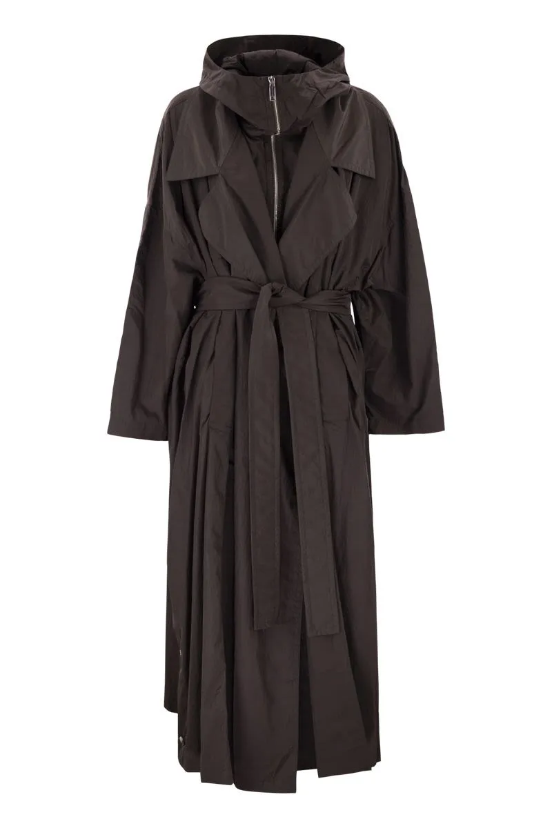 BARBRA1234 - OVERSIZED TAFFETA TRENCH COAT sold by Lord & Taylor