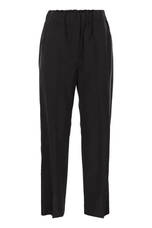 HATELEY - WOOL FLANNEL TROUSERS sold by Lord & Taylor