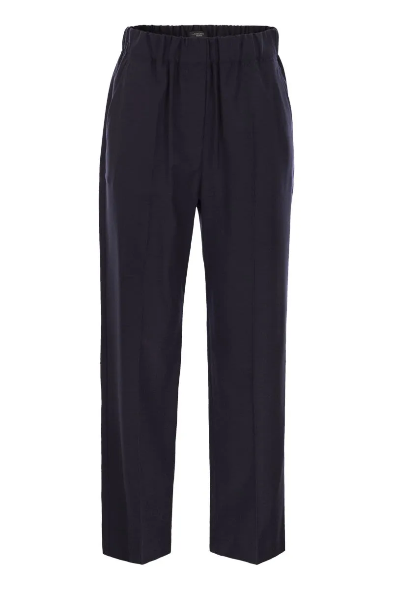HATELEY - WOOL FLANNEL TROUSERS sold by Lord & Taylor