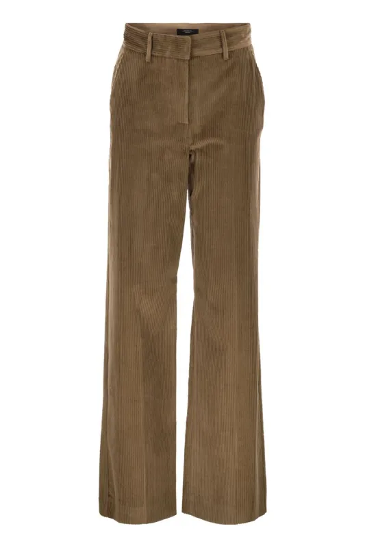 TANIA - WIDE-LEG CORDUROY TROUSERS sold by Lord & Taylor