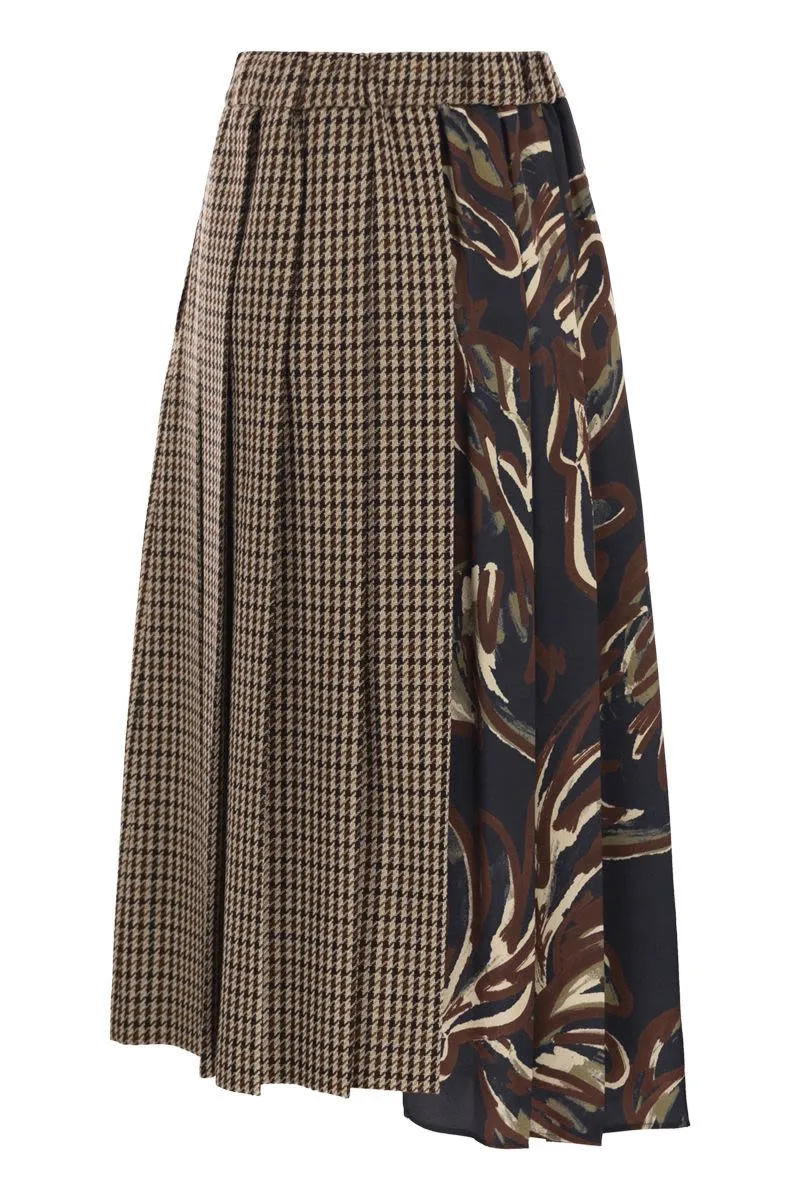 FANALE - PIED DE POULE WOOL PLEATED SKIRT sold by Lord & Taylor product image thumbnail 2