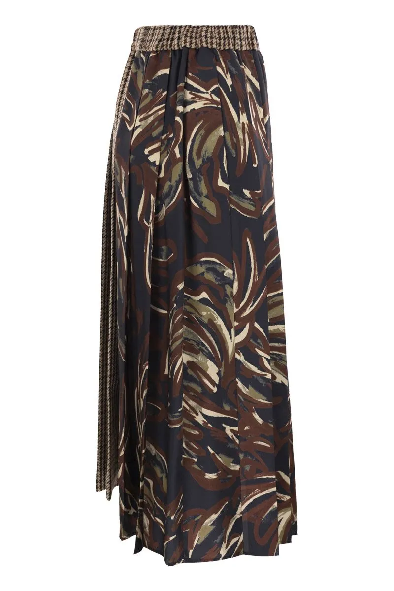 FANALE - PIED DE POULE WOOL PLEATED SKIRT sold by Lord & Taylor product image thumbnail 3