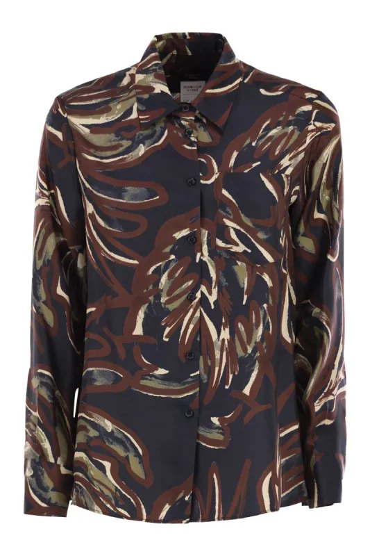 RIVE - PRINTED TWILL SHIRT sold by Lord & Taylor
