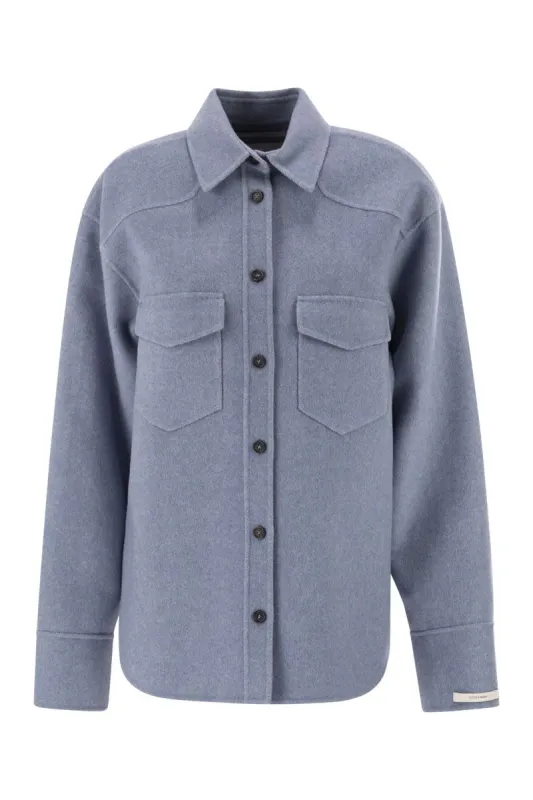 PALPITI - OVERSIZED SHIRT IN PURE WOOL sold by Lord & Taylor