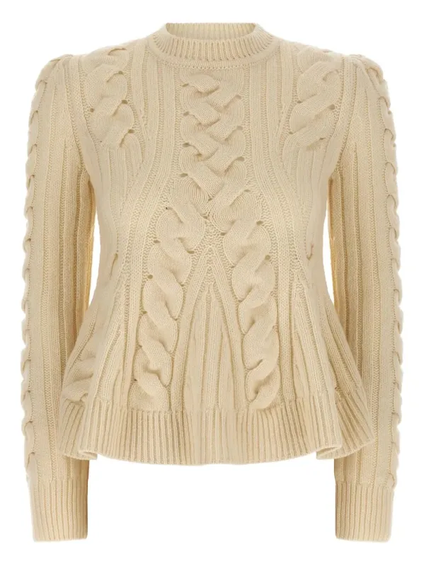 IVORY WOOL BLEND SWEATER sold by Lord & Taylor
