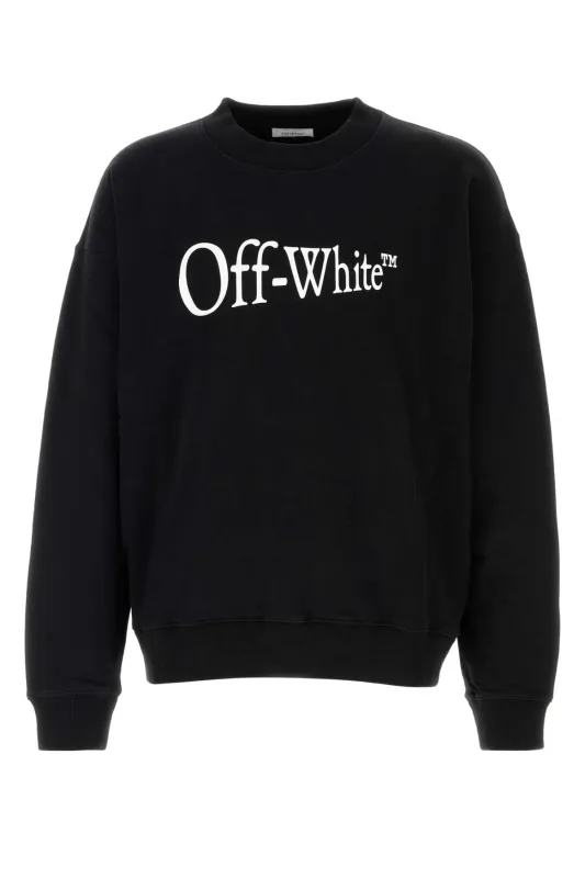 BLACK COTTON OVERSIZE SWEATSHIRT sold by Lord & Taylor