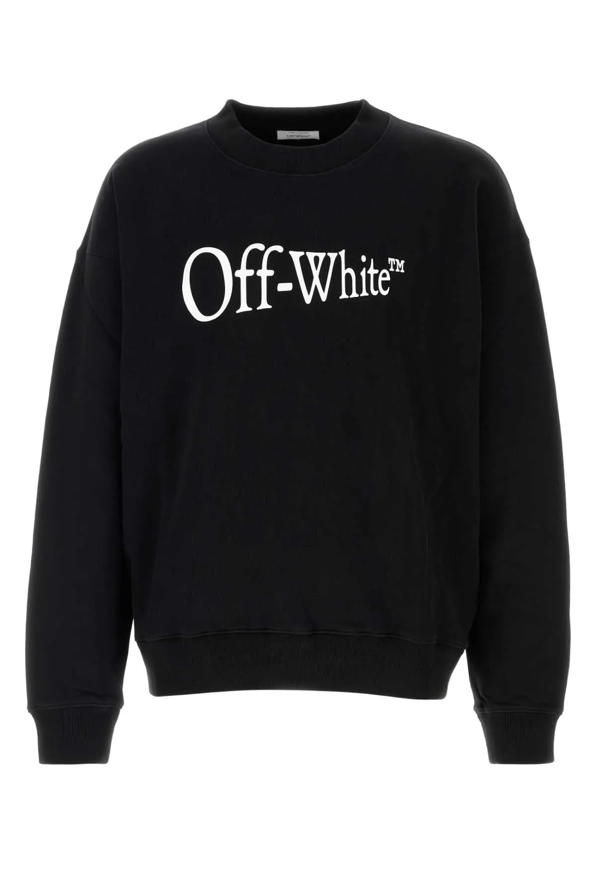 BLACK COTTON OVERSIZE SWEATSHIRT sold by Lord & Taylor